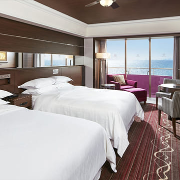 【Marriott Bonvoy会員価格対象プラン】最上階シェラトンクラブルーム/朝食＆クラブ特典付